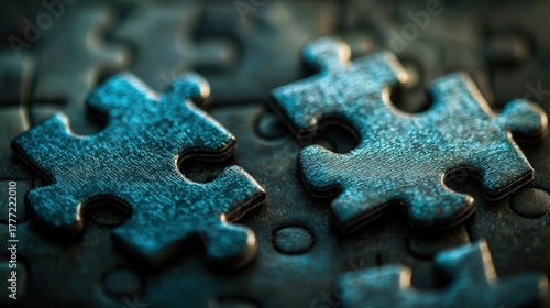 A conceptual image of two puzzle pieces not fitting together, symbolizing something being out of kilter