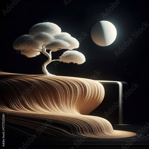 night sky with clouds