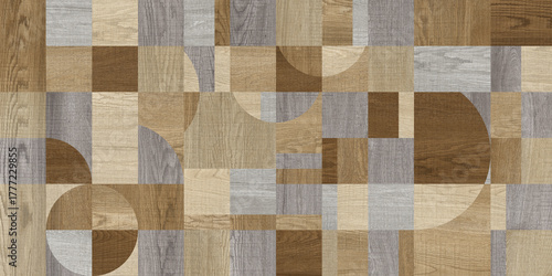 Fototapeta Naklejka Na Ścianę i Meble -  Geometric Natural Texture Decor