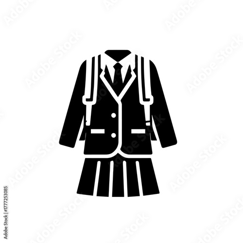 Modern School Uniform Vector Illustration Design
