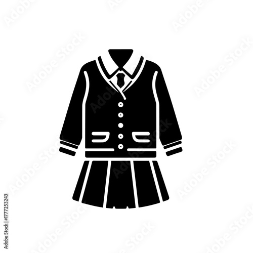 Professional Academic School Uniform Vector Illustration