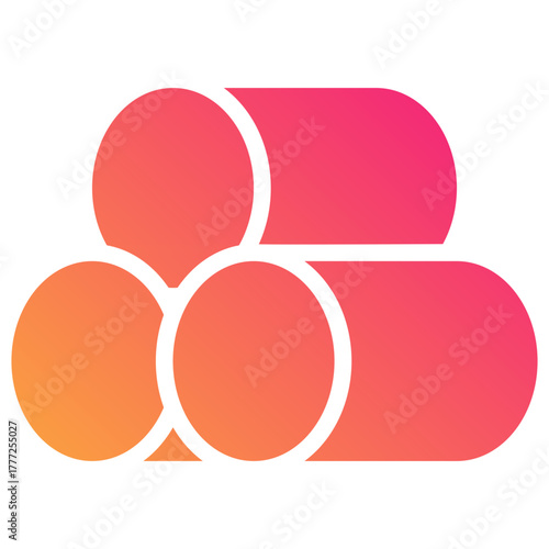 pipe gradient fill icon