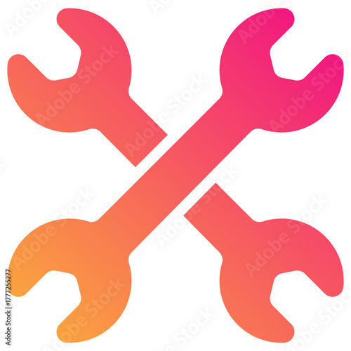 wrench gradient fill icon