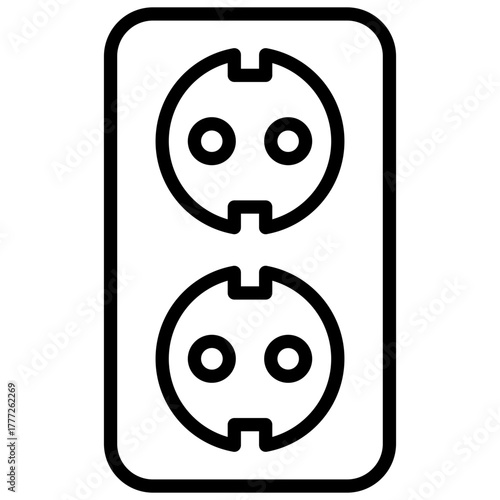 Socket Outline Icon