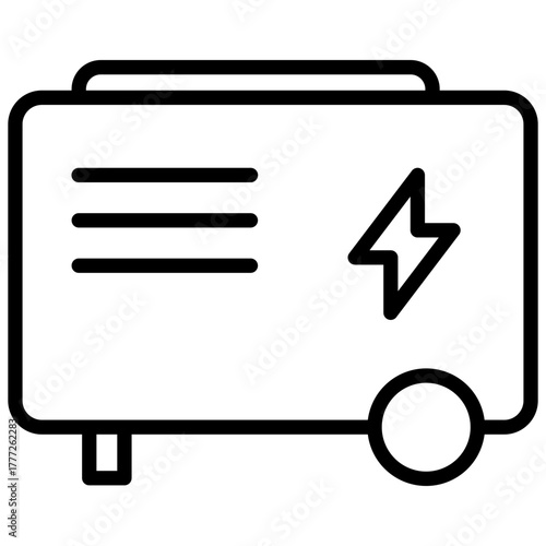 Generator Outline Icon