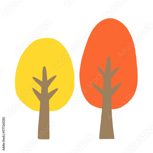 北欧風の木（紅葉）②