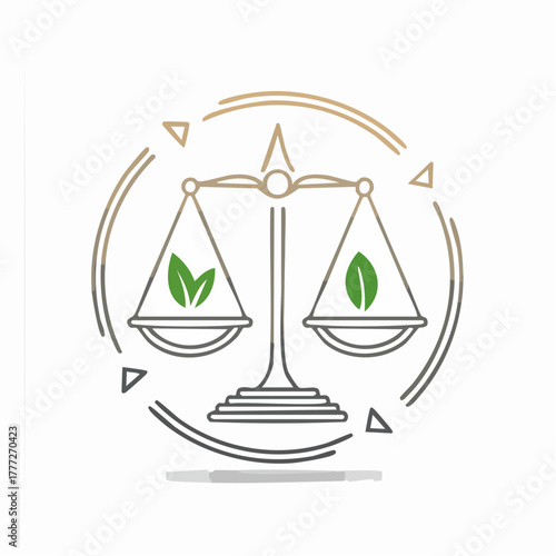 Balance of nature: A minimalist depiction of equilibrium and ecological responsibility