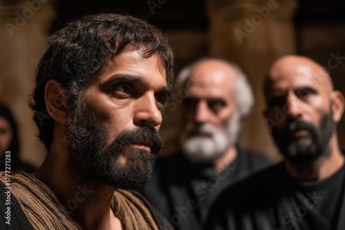 Judas Plans Betrayal with the Pharisees