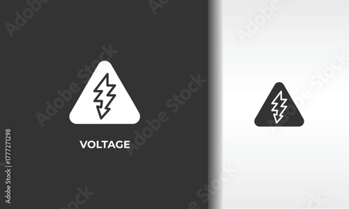 Voltage Vector, Icon Or Logo Sign Isolated Symbol Illustration