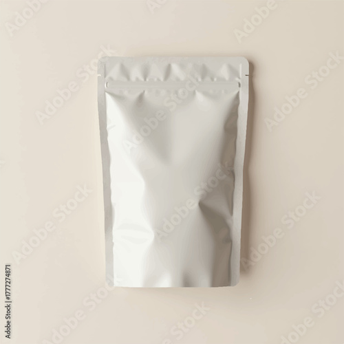 3D powder packing pouch mockups.,Realistic stand up pouch bag mockup,Clean Stand-Up Pouch Packaging,Blank white standup pouch packaging mockup,Blank aluminium or plastic packaging mockup, snack bag