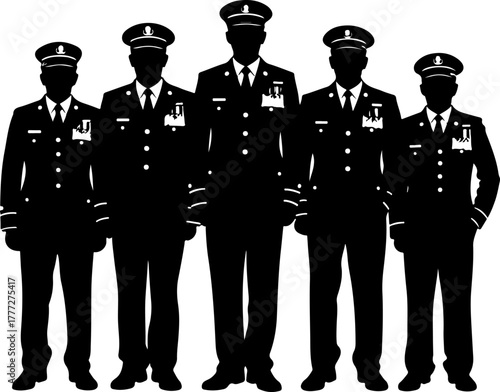 Army Soldiers Silhouette SVG Bundle | Military Troops Vector Design"