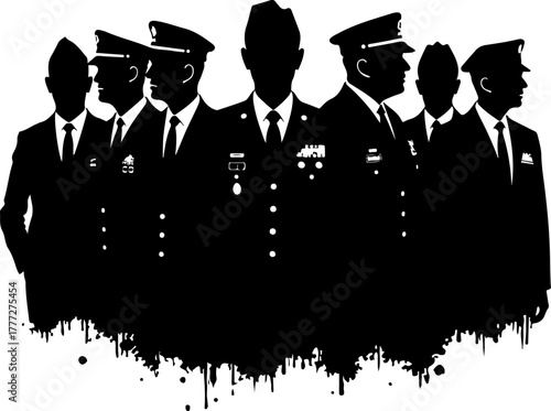 Army Soldiers Silhouette SVG Bundle | Military Troops Vector Design"