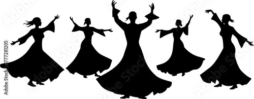 Mystic Whirl – Sufi Dervish Dance Illustration