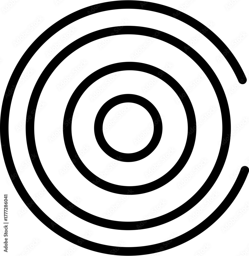 Naklejka premium Target