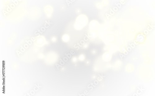 Softly glowing bokeh lights and particles creating a magical and dreamy atmosphere