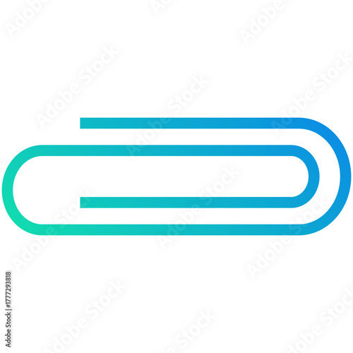 attachment gradient fill icon