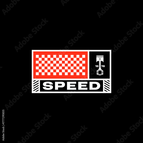 speed racing template tee shirt print