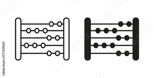 Abacus icon for web and app. vector illustration eps
