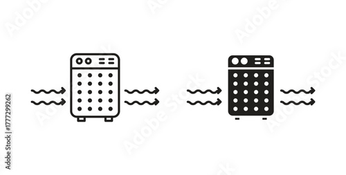 Air purifier icon for web and app. vector illustration eps