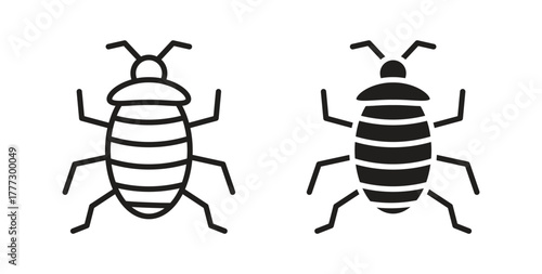 Bedbug icon for web and app. vector illustration eps