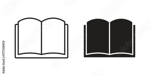 Book icon for web and app. vector illustration eps