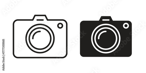 Camera icon for web and app. vector illustration eps