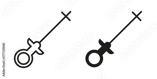 Car dipstick icon for web and app. vector illustration eps
