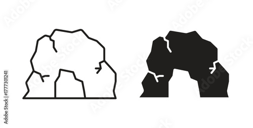 cave icon for web and app. vector illustration eps