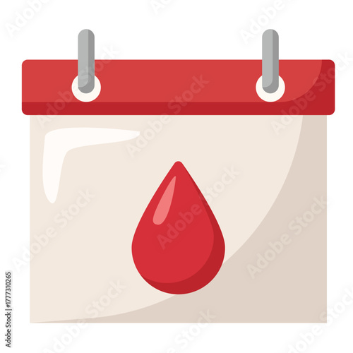 Blood Donation Day Flat illustration