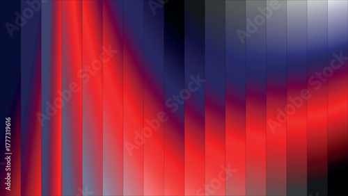 Abstract vertical gradient with red, blue, and gray hues, creating a dynamic effect