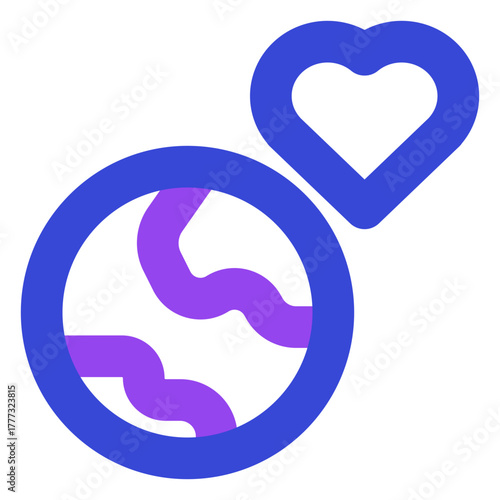 nature and ecology twotone icon set