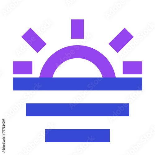 nature and ecology twotone icon set