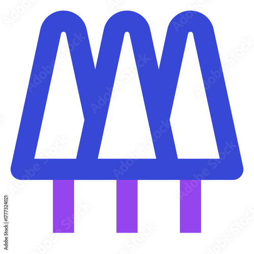 nature and ecology twotone icon set