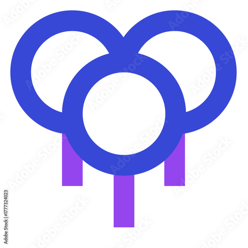 nature and ecology twotone icon set