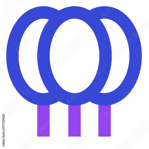 nature and ecology twotone icon set