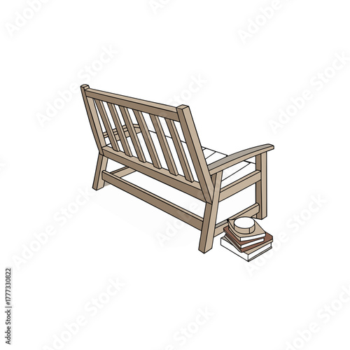 Stylish Reclaimed Teak Loft Sofa Bench Sculptural Oak Fr Scalable Graphic