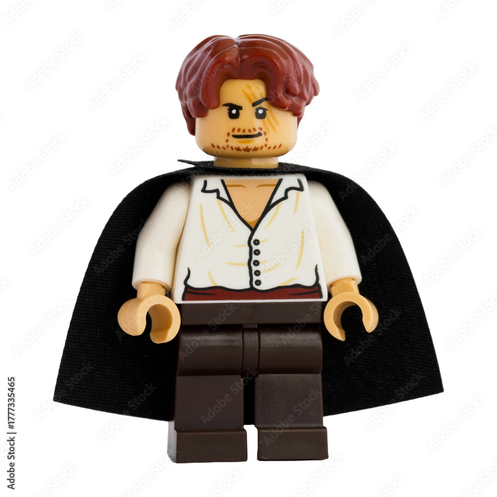 Obraz premium Dortmund - Deutschland 4. November 2025 - Lego Figur Shanks der Serie One Piece - Studio Aufnahme