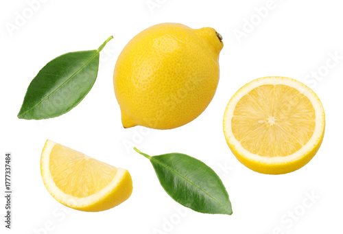 Papier peint invigorating citrus fruit assortment conveying freshness and vitality, perfect f