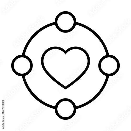 Volunteer icon vector. Community service  illustration sign. helping symbol. donation logo.