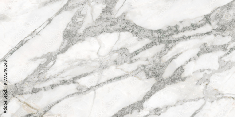 Fototapeta premium White marble texture. Natural background. Ceramic tile surface.