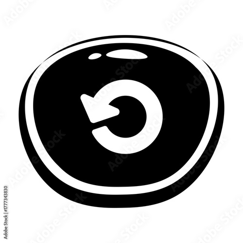 Cartoon Button Icon