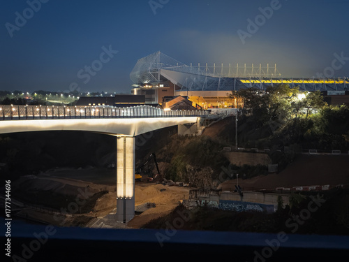 Keel Crossing leading to Stadium of Light in Sunderland
