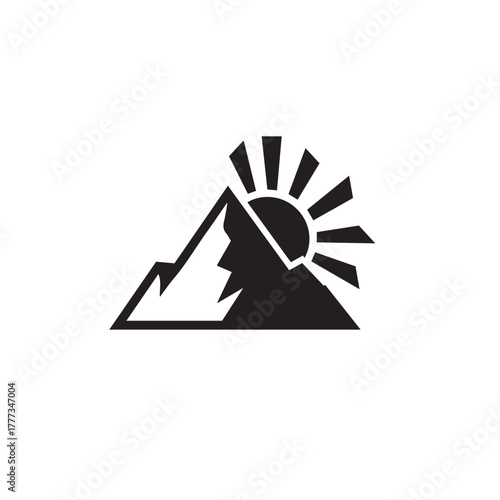 Abstract geometric pattern with vibrant color accents and clean lines suitable for graphic design and branding