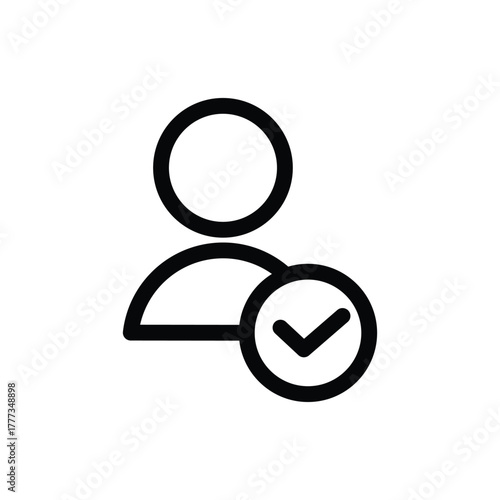 pen with checklist outline icon vector design good for web or mobile app