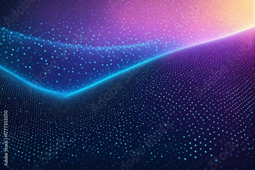 Wallpaper Mural Colorful Digital Network Surface 191025 Torontodigital.ca