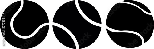 Three Padel Balls Game Icon