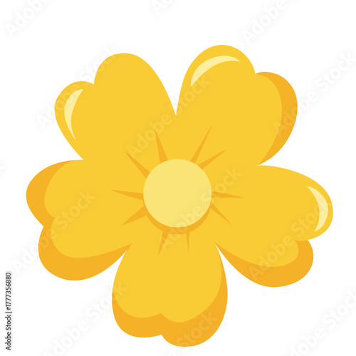 Vibrant yellow sunflower with gentle folds, perfect for sunny, cheerful, or summer-themed visual and packaging.