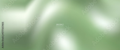 Soft Green Abstract Swirl Background With Fluid, Silk-Like Texture For Design Projects