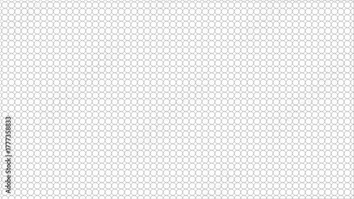 Seamless black interlocking circles pattern on white background