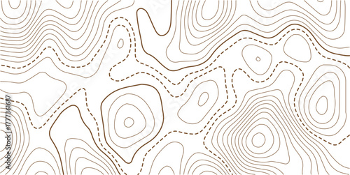 Modern design with White background with topographic wavy pattern design.Topographic gold luxury map background. Geographic abstract pattern. The topo contour or wallpaper.